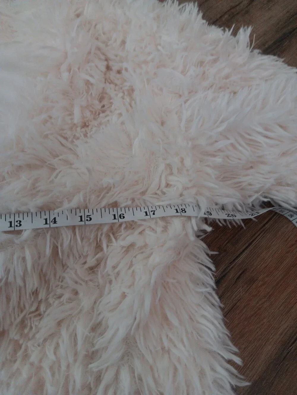 Chelsea & Violet Cream Teddy Faux Fur Jacket